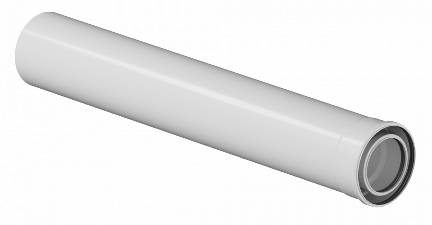 Удлинитель конденсационный Ø110/160 L1000 мм